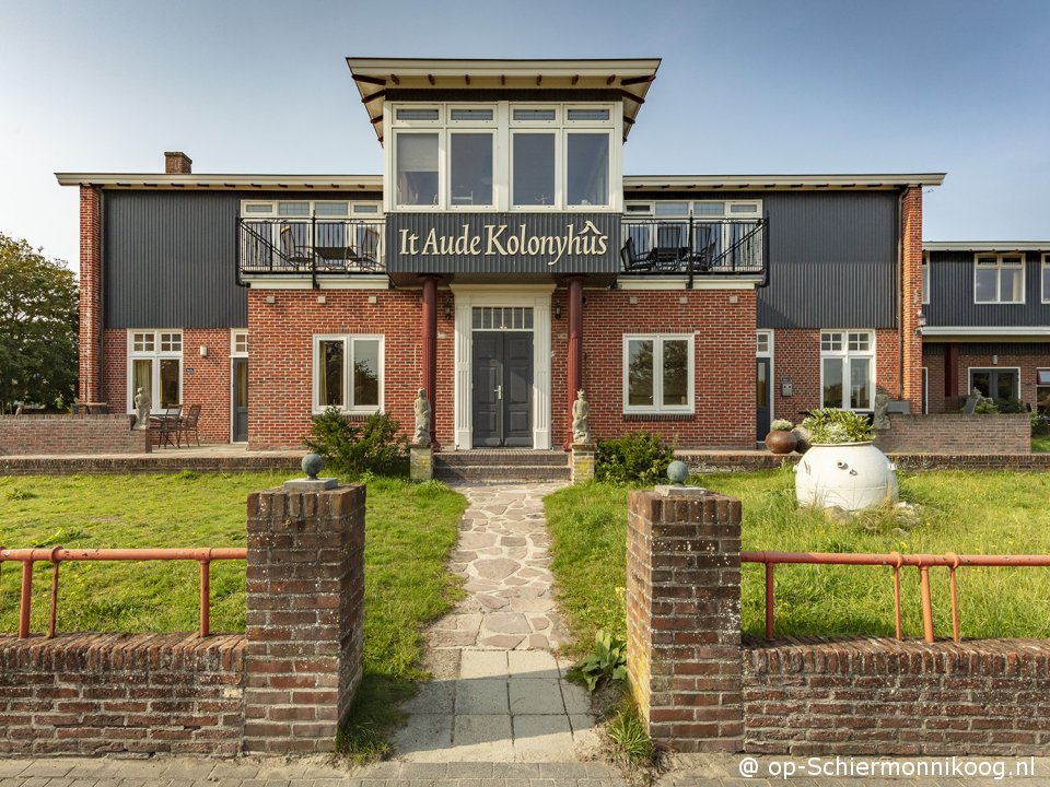 Tante Cap in It Aude Kolonyh&ucirc;s, Koningsdag op Schiermonnikoog