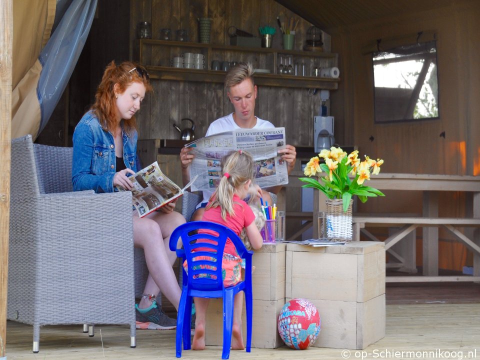 Luxe Safari gezinstent Kerkuil